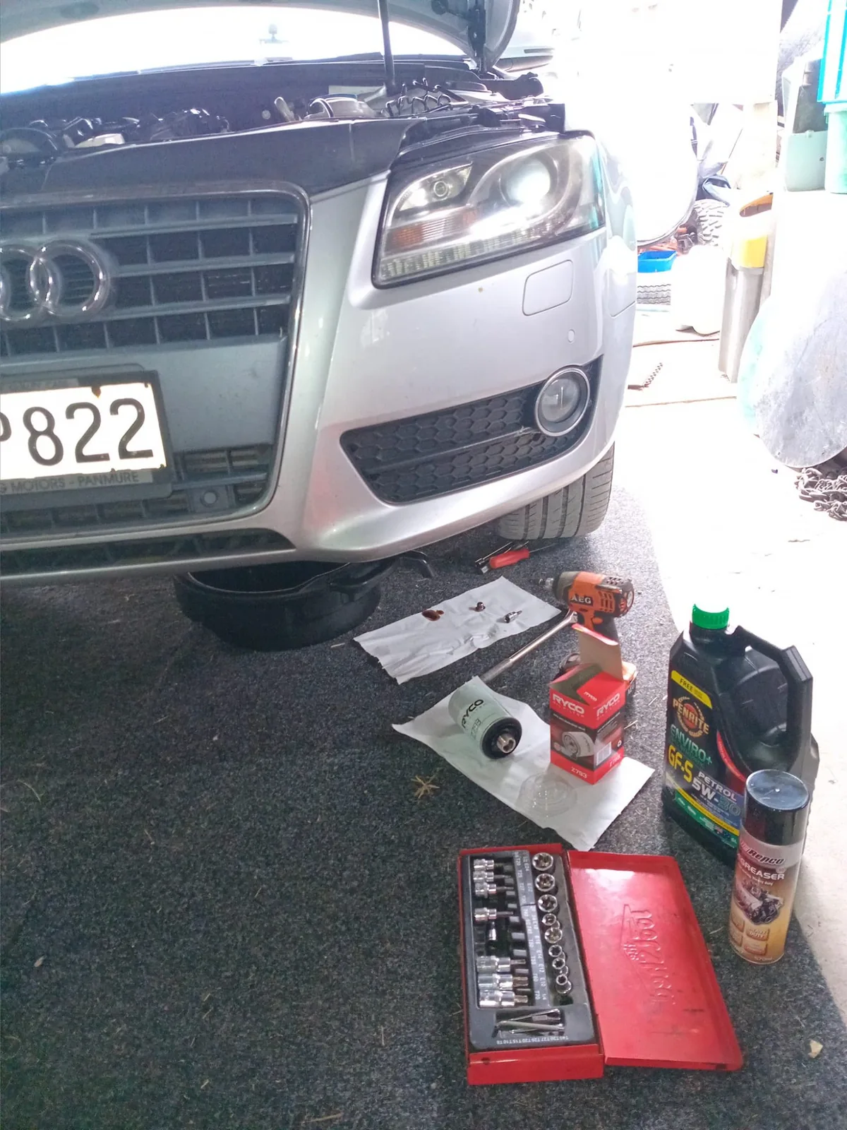 Fully equipped Anything Automotive HBC mobile mechanic work van on the Hibiscus Coast